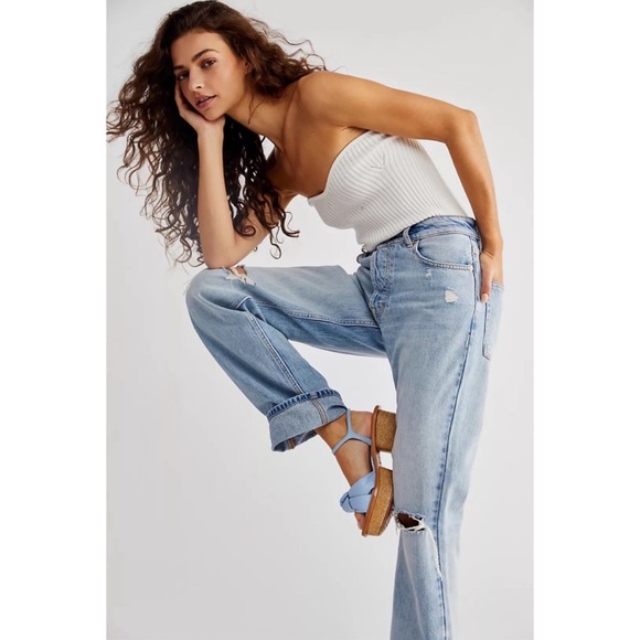 Free People x Vicenza Mckenna Puffy Platform Cork Sandals - Picture 2 of 3